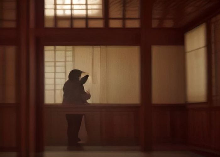 蘑菇导航站运营团队在开放式办公室内对着多块显示屏讨论视频平台入口链接的有效性核验流程，桌面整洁、氛围专业